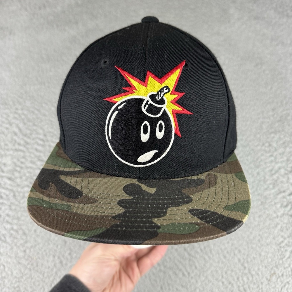 The‎ Hundreds Adam Bomb Camo Retro Logo Snapaback Hat Skate Surf Street
